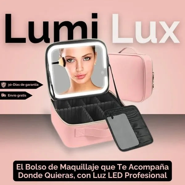 Lumi Lux - Bolso Maquillaje con Espejo LED